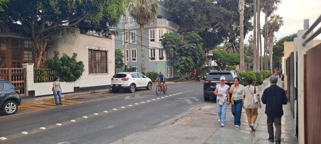 Photo of a street in Barranco