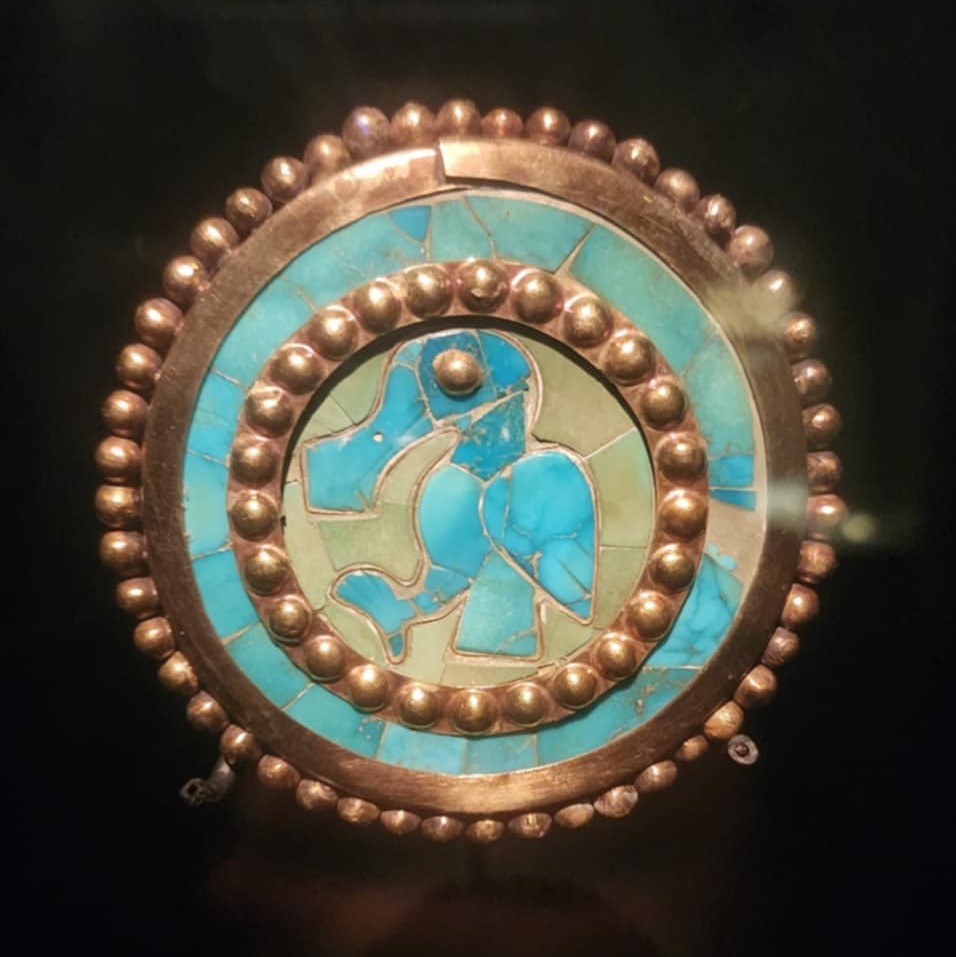 Photo of Gold and Turquoise Ornament